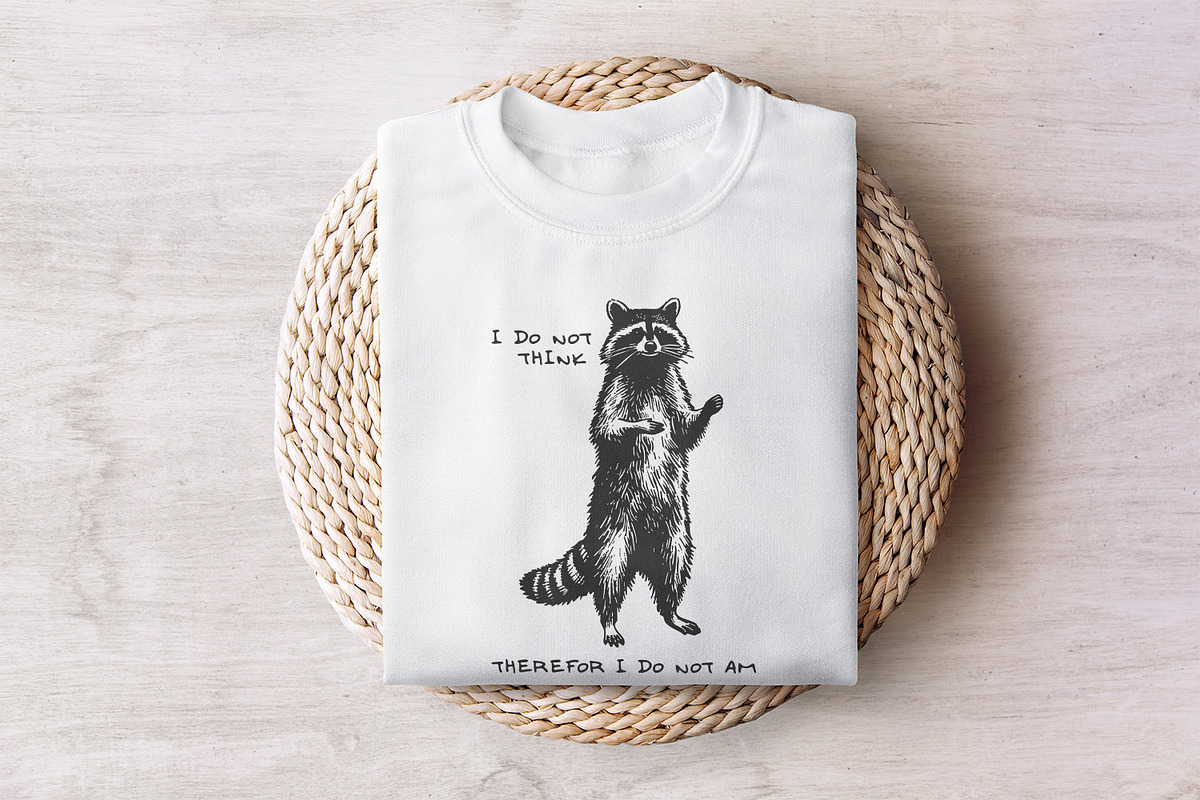 I Do Not Think Therefore I Do Not, an Illustration by SharpMarketplace (Photo 7 of 9)