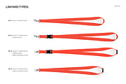Polyester Lanyards Mockup Set, an Advertising Mockup by creatsy5 (Thumbnail 3 of 13)