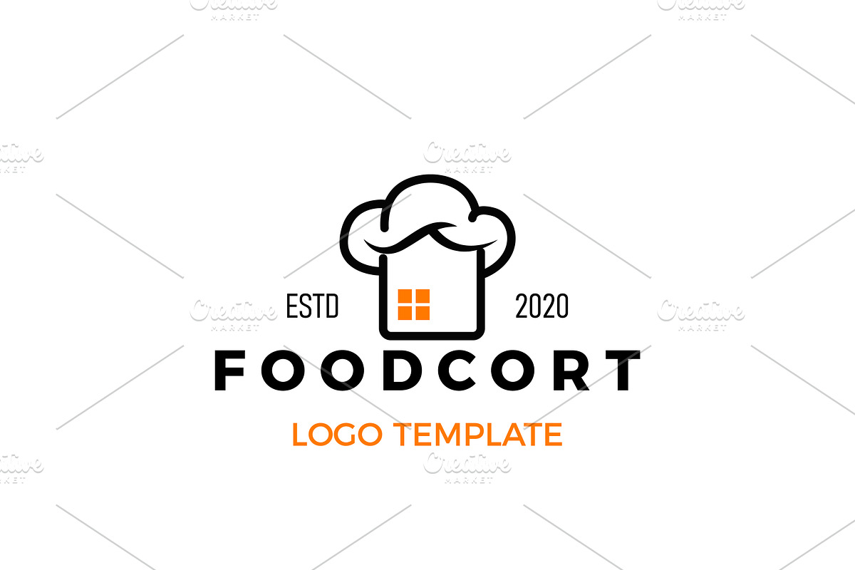 Chef Hat Restaurant logo Design, a Branding & Logo Template by AlvinStd