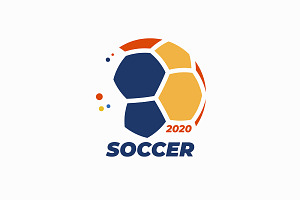 Soccer ball logo design