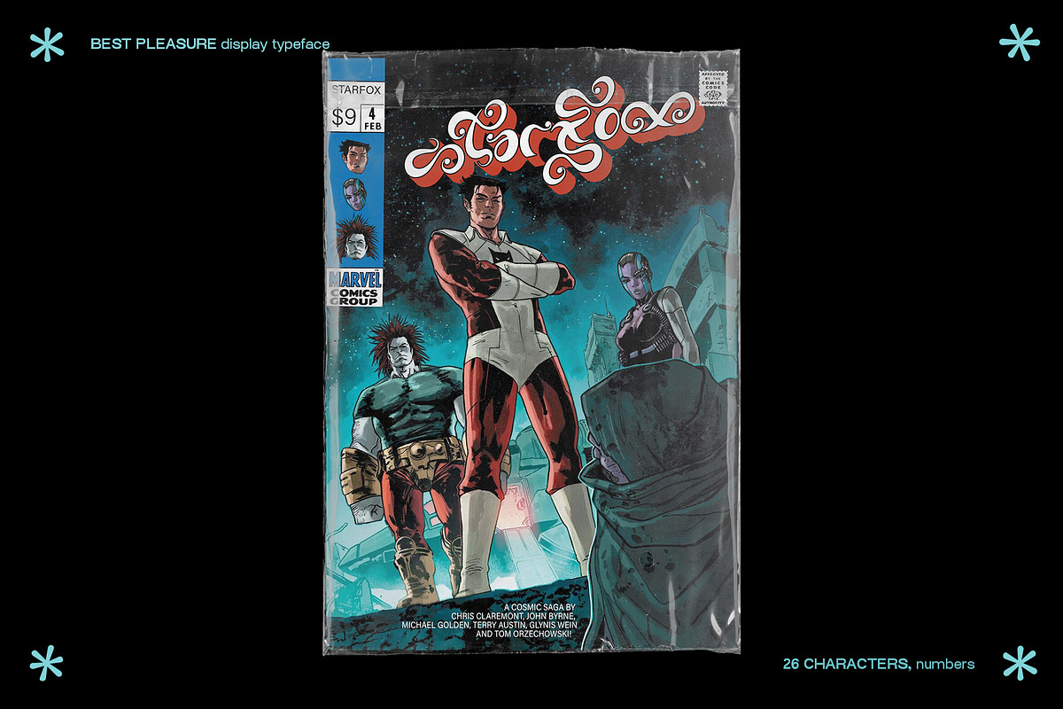 BEST PLEASURE eccentric display font, a Font by MDP TYPEFACES, image size:1200x800