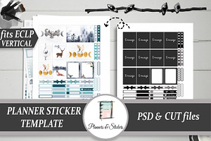 Planner Sticker Template ECLP