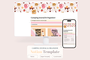 Digital Camping Journal & Organizer, a Websites & App Template by Little Creative Scribbles (Thumbnail 1 of 8)