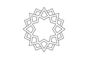 Islamic Mandala Geometric Bundle, an Illustration by Gaye Art (Thumbnail 45 of 51)