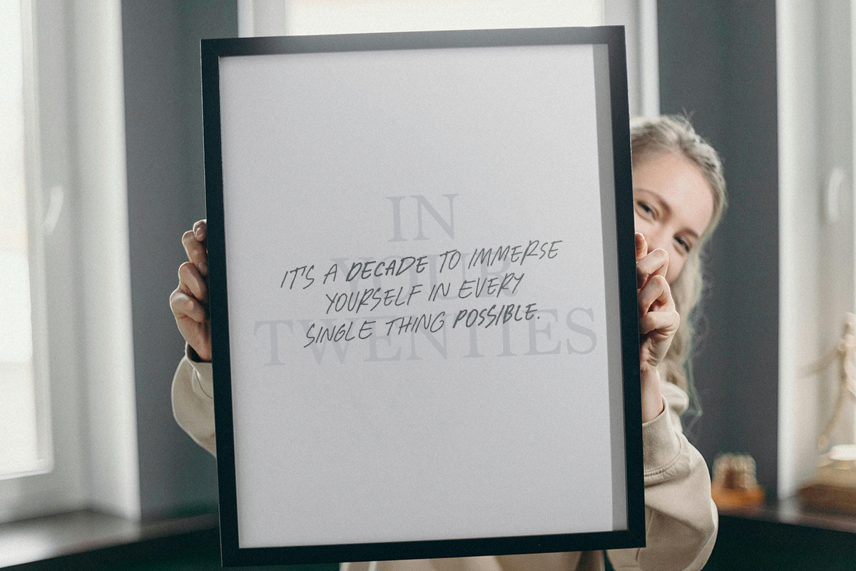 Fresh Concept - All Caps Handwritten, a Handwritten Font by Sarid Ezra (Photo 10 of 10)