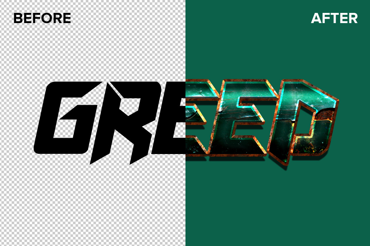 Industrial Styles for Photoshop, a Layer Style Add-On by Creativenauts (Photo 2 of 6)