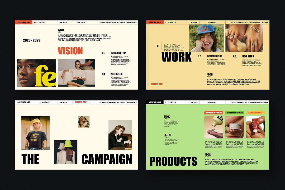 Brief Campaign Creative Template, a Presentation Template by Studio Industry (Photo 6 of 11)