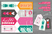 Love Letters digital scrapbook art, an Illustration by Katy Clemmans (Thumbnail 3 of 8)