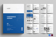 Conference Agenda Template, a Brochure Template by E-Type (Thumbnail 1 of 7)