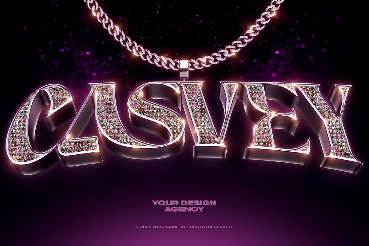 Bling Bling Gold Text Effects Vol 03, a Layer Style Add-On by Hyperpix Productions (Photo 11 of 19)
