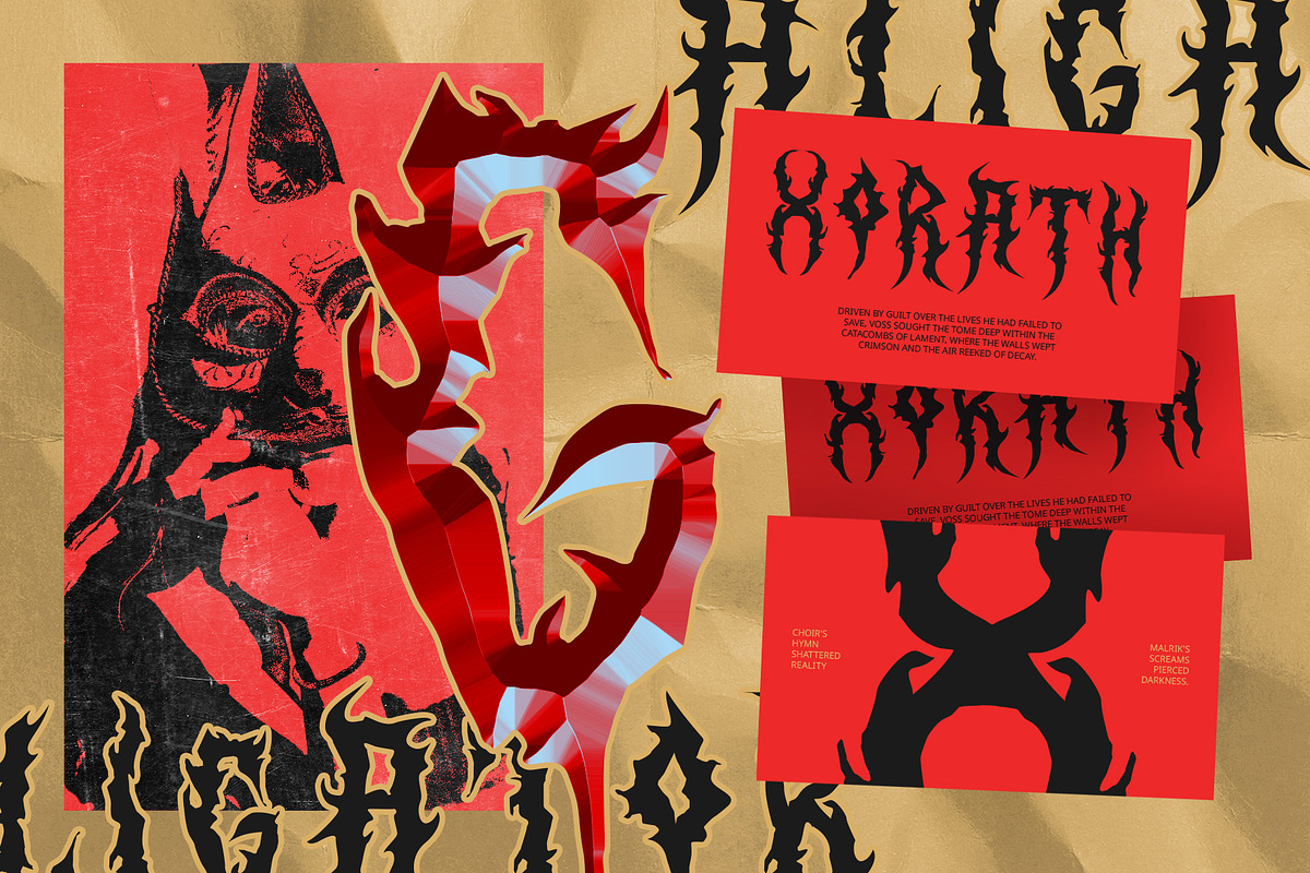 CS Aligator – Black Metal Font, a Blackletter Font by Craft Supply Co.