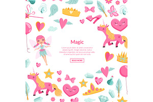 Vector Cute Artoon Magic And