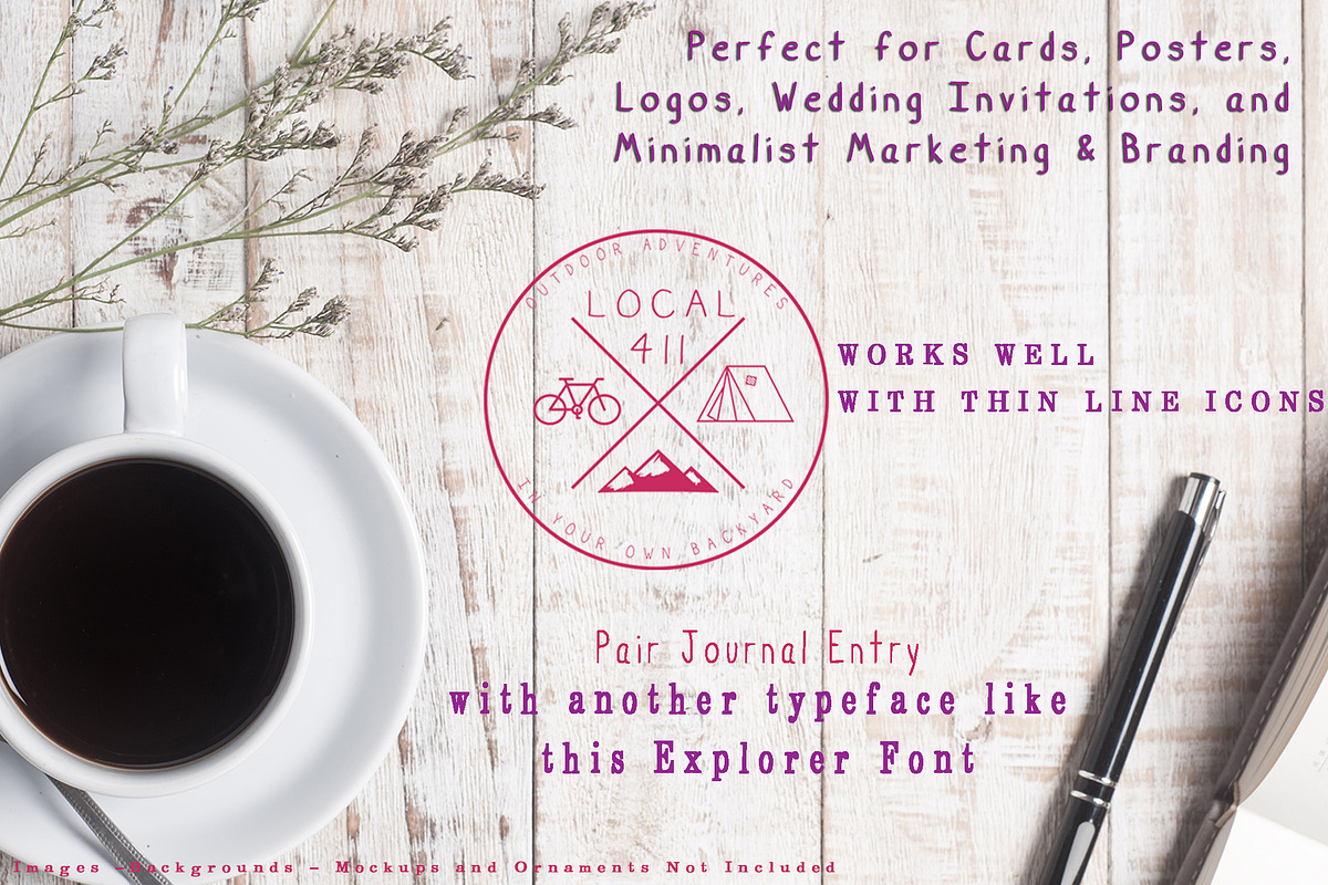 Journal Entry Handwritten Print Font preview 4