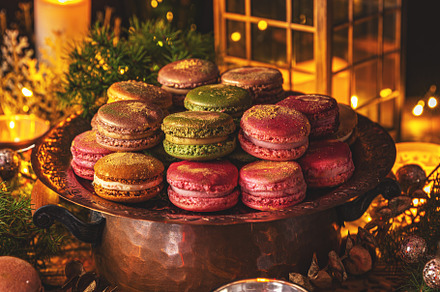 Dessert of French macarons i, a Background Photo by Grafvision photography