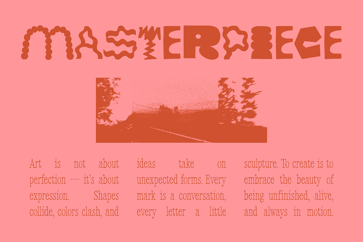 Artsy - Bold Hand-lettered Display, a Font by Studio Funshop by Kelli (Photo 4 of 11)