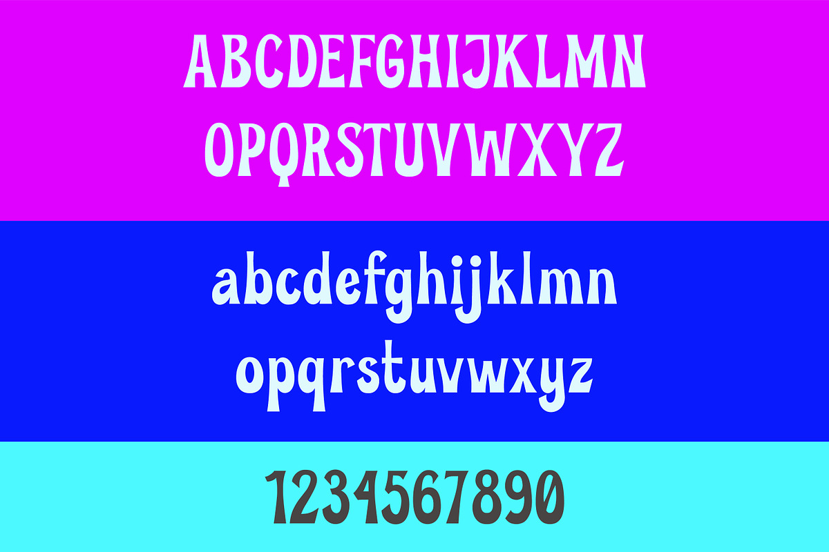 CHOUZ - A Psychedelian Font, a Sans Serif Font by Brainware Graphic (Photo 2 of 5)