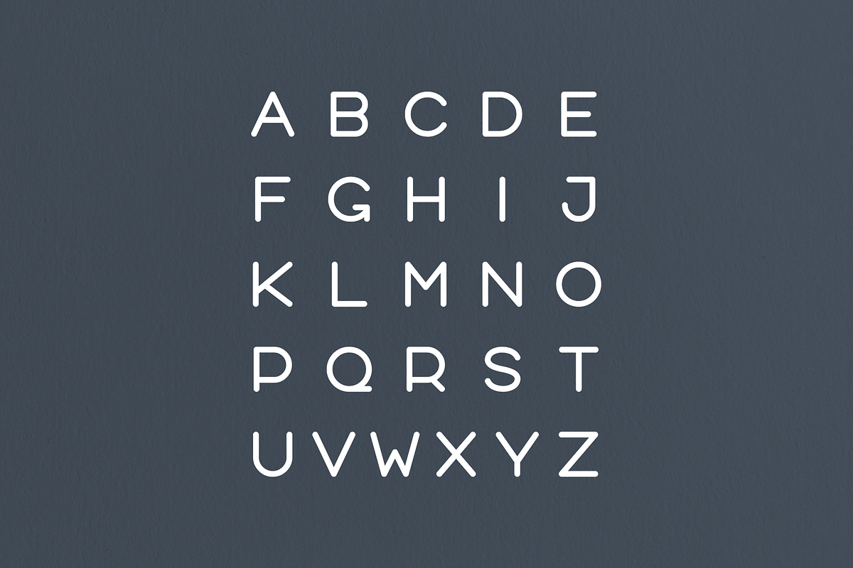Neptune | A minimalistic font design, a Sans Serif Font by matteomueller (Photo 4 of 7)