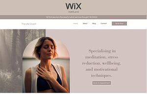 Wix Website For Coaches & Therapists