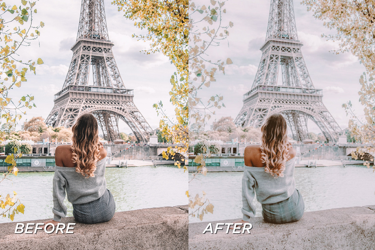 5 Paris Lightroom Presets, a Preset Add-On by TheWayfarerShoppe (Photo 6 of 7)