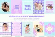 Y2K Instagram Post n Story Templates, a Social Media Template by Hell Yeah Designs (Thumbnail 7 of 10)
