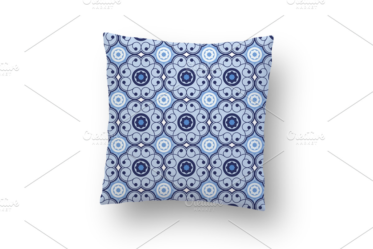 Portuguese Azulejos set of patterns, a Pattern Graphic by KundolaArt (Photo 4 of 5)