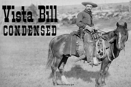 Vista Bill Condensed, a Slab Serif Font by DosDiez Type