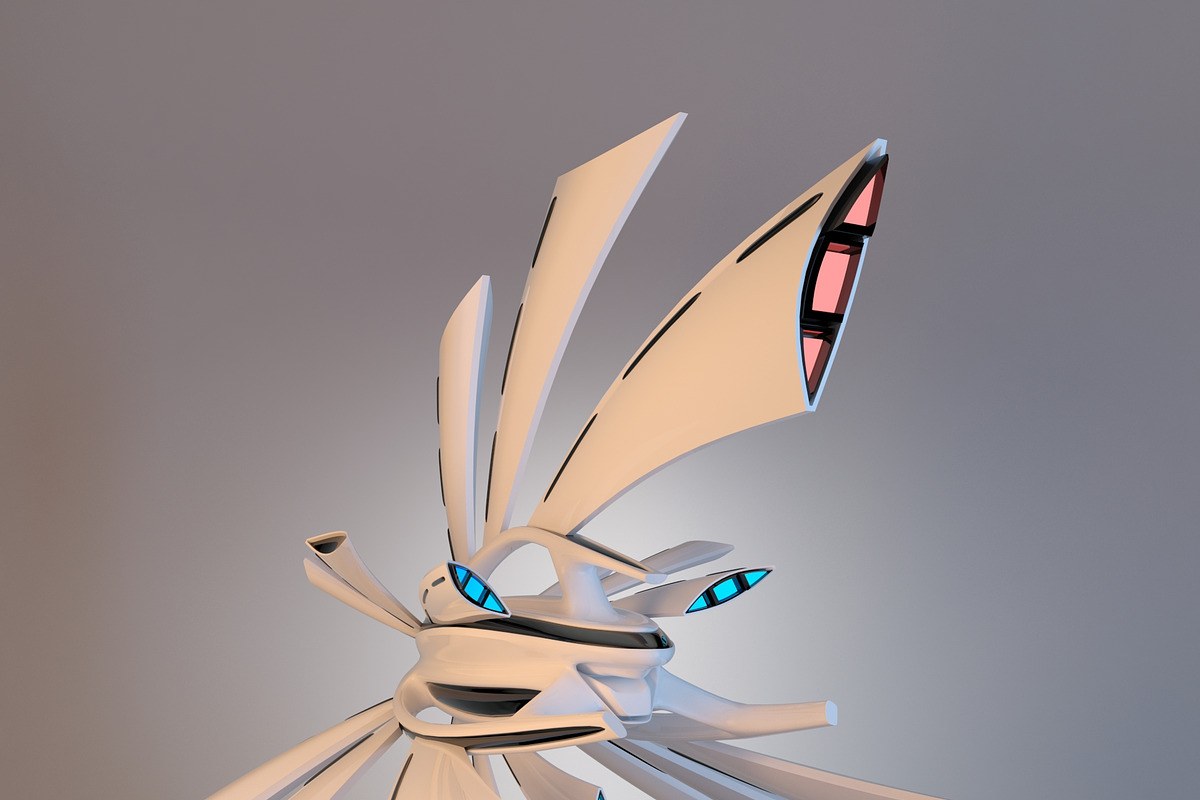 Concept of Spaceship Crow, a Cars & Vehicle 3D Model by 3D Models by Obshansky (Photo 6 of 15)