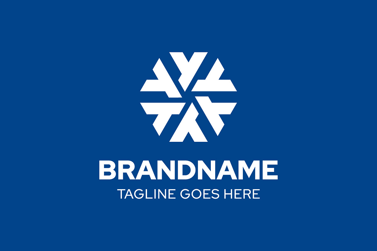 Letter Y Snowflake Modern Logo, a Branding & Logo Template by Pray Art Design Studio (Photo 2 of 2)