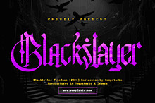 Blackslayer Modern Blackletter