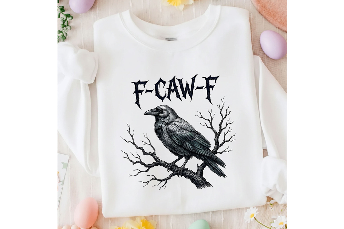 F-Caw-F Sublimation Png, a Seasonal Illustration by Designking (Photo 3 of 4)