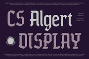 CS Algert – Blackletter Font, a Blackletter Font by Craft Supply Co. (Thumbnail 1 of 8)