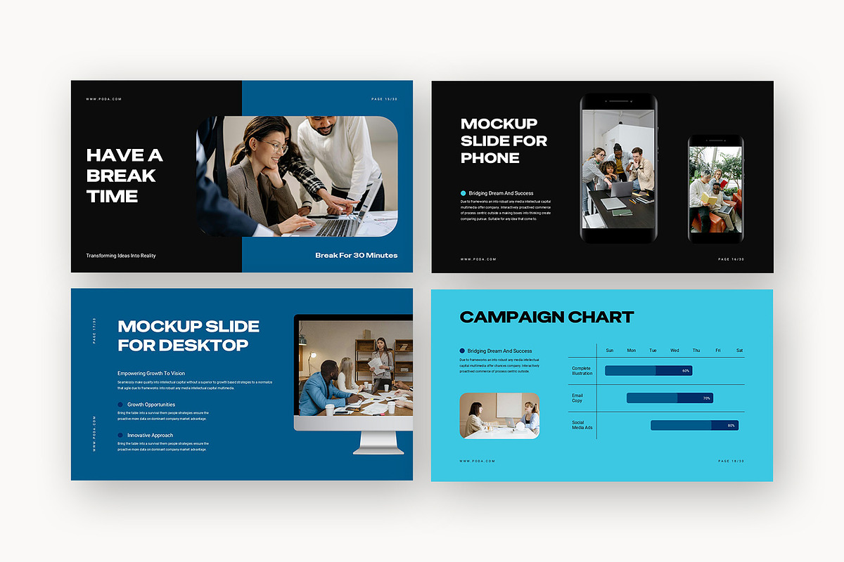 Poda : Pitch Deck Powerpoint, a Presentation Template by Punkl Camp (Photo 12 of 16)