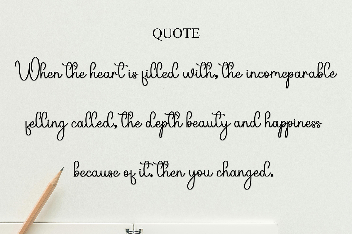 Bridgen, a Handwritten Font by InermediaSTUDIO (Photo 3 of 7)