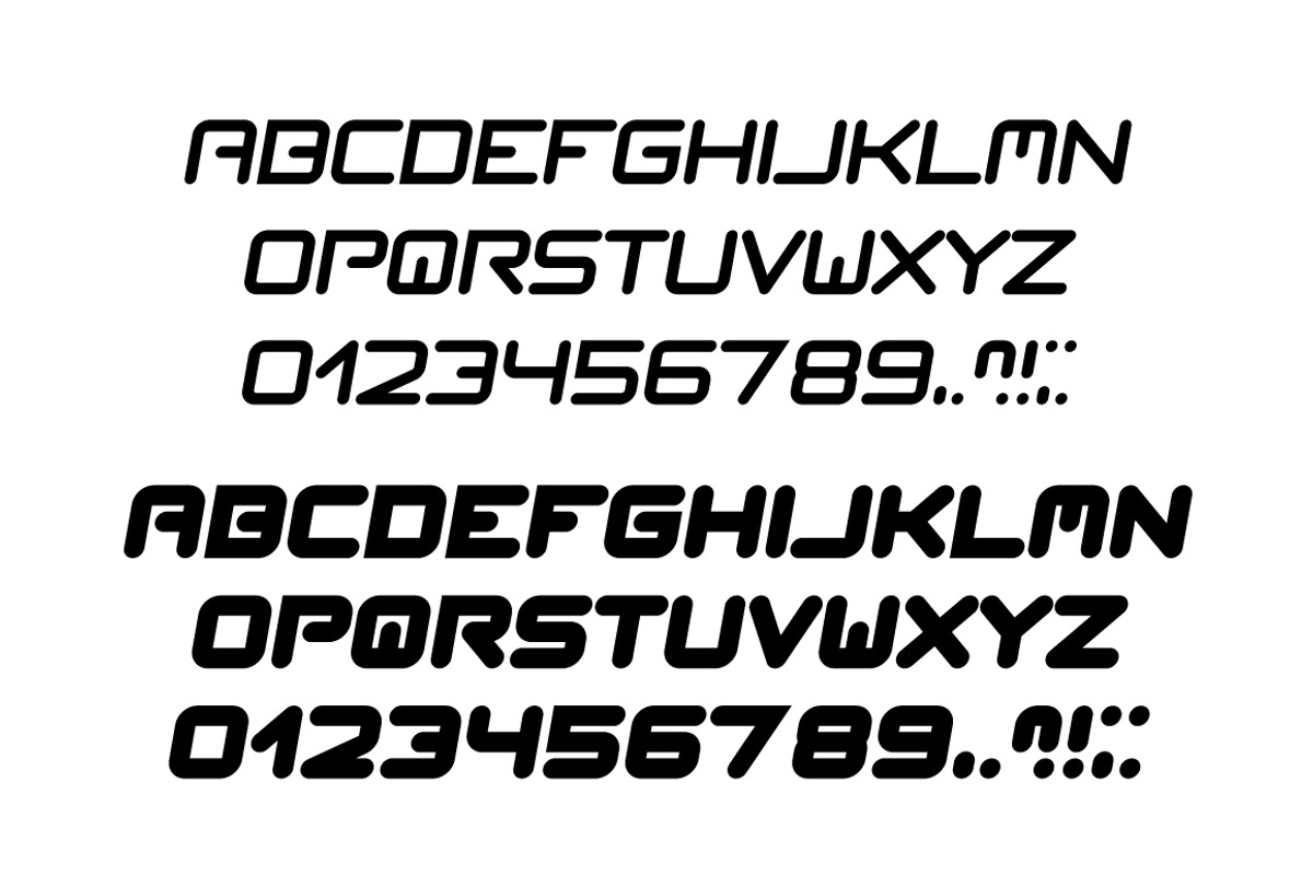 QUADRIC Modern Square Sans Typeface, a Sans Serif Font by Guten Tag Vector (Photo 3 of 7)