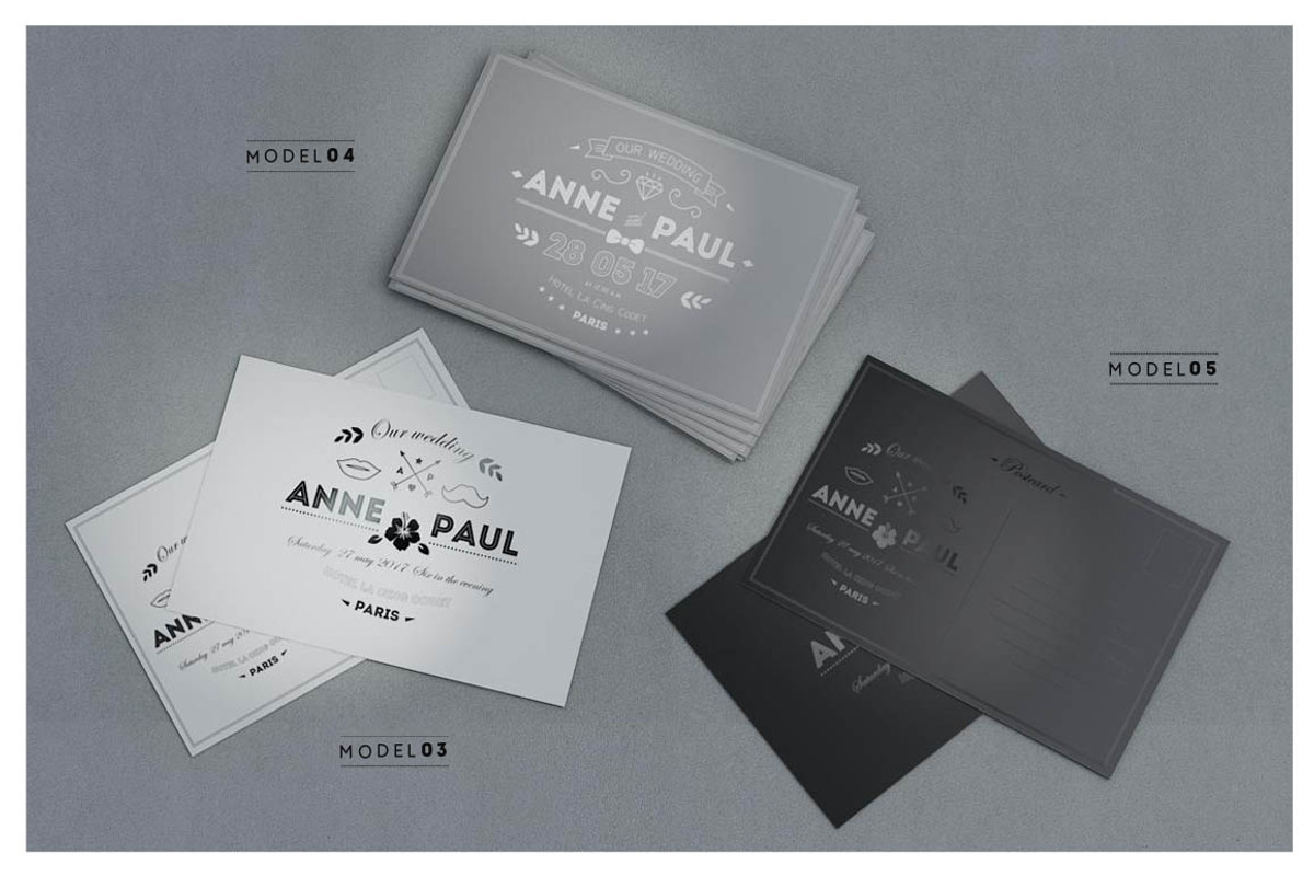 Wedding Invitation Postcard, an Invitation Template by Isbela  (Photo 3 of 5)