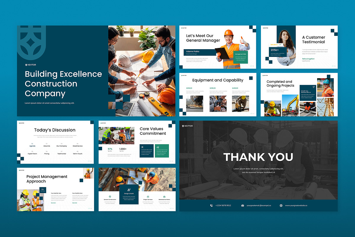 Construction Company Keynote, a Presentation Template by Antstheme (Photo 4 of 4)