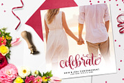Celebrate Font & Graphics Pack, a Script Font by Callie Rian & Co. (Thumbnail 3 of 14)