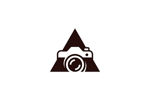 triangle camera logo, a Branding & Logo Template by Rasagama Studio