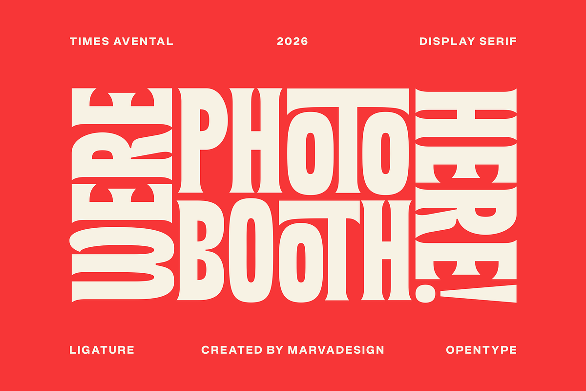 Times Avental Font, a Serif Font by Marvadesign (Photo 12 of 12)