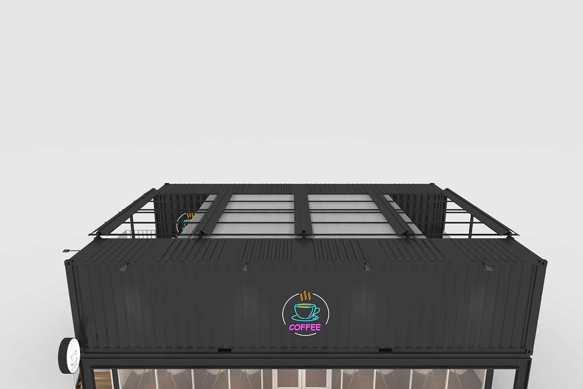 3D Model Container Cafe 14, an Architecture 3D Model by SR 3D Visual (Photo 6 of 19)