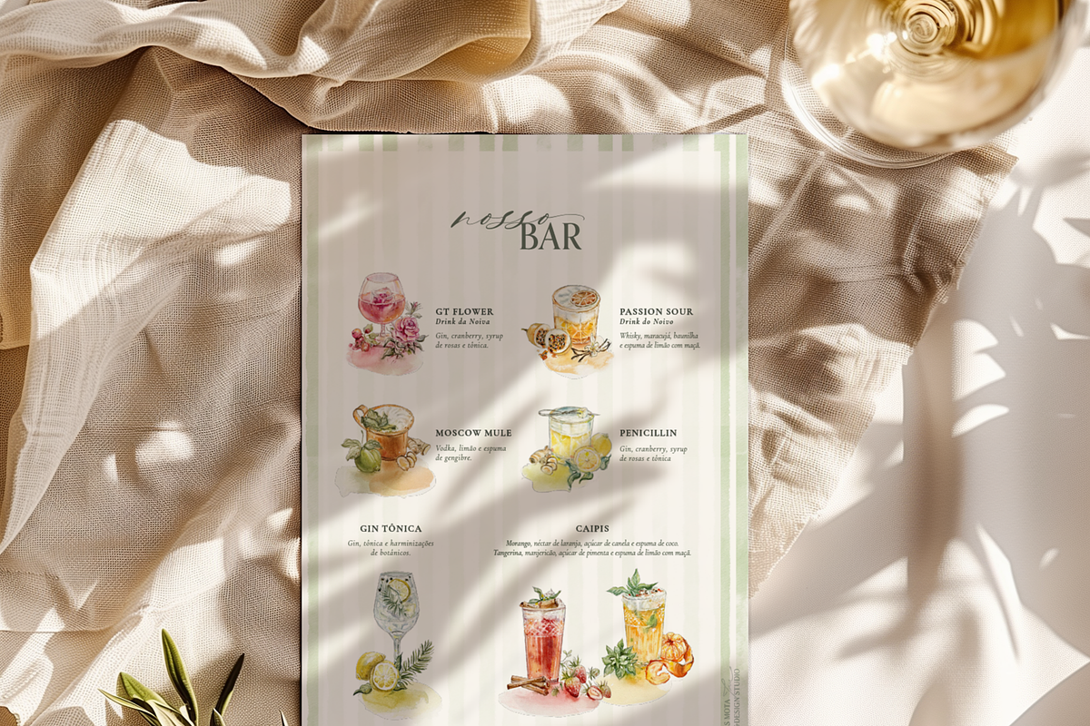 Tropical Cocktails - Watercolor Set, a Decorative Illustration by ThaismotaCreativeCo (Photo 2 of 7)