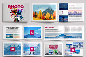 Photo Book Magazine Landscape