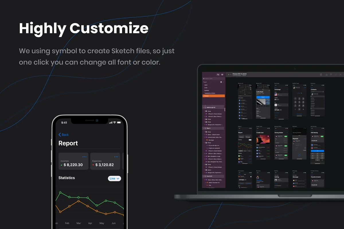 GLORIES - Finance App iOS 14 UI Kit, an App Template by Capi Product (Photo 4 of 6)