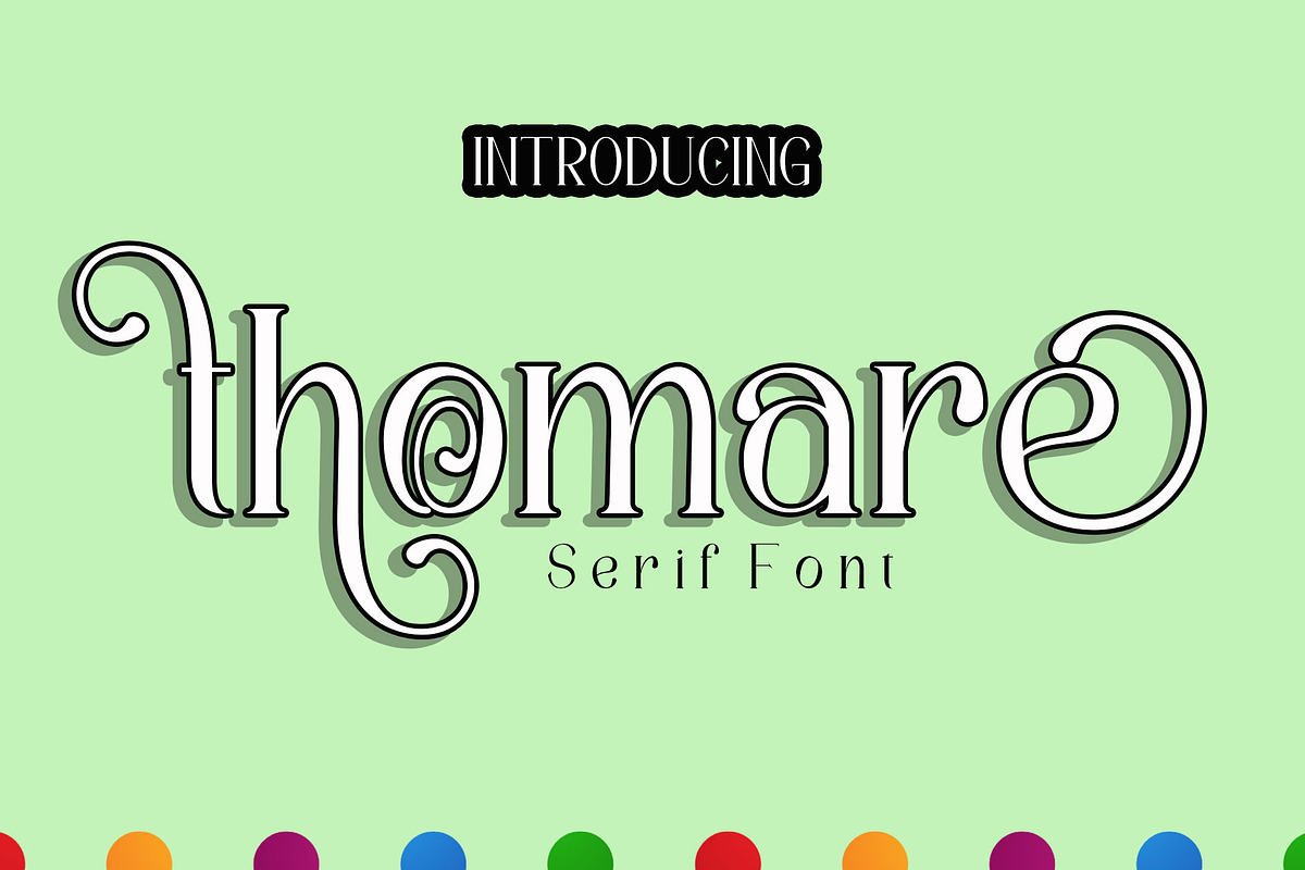 thomare new modern font, a Sans Serif Font by Canden Meutuah (Photo 1 of 8)