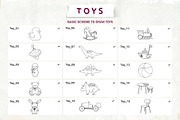 Procreate Children's Character Kit, a Brush Add-On by Rosangela Curti (Thumbnail 11 of 16)