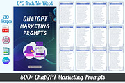 ChatGPT Marketing Prompts, a Stationery Template by Designmela01 (Thumbnail 1 of 5)