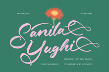 Sanita Yughi Bold Calligraphy
