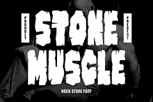 Stone Muscle Rock Stone Font