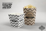Popcorn Containers Packaging Mockup, a Packaging Mockup by INCDesign (Thumbnail 4 of 6)