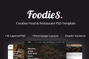 Foodies-Food&Restaurant PSD Template, a Websites & App Template by temRam (Thumbnail 2 of 33)